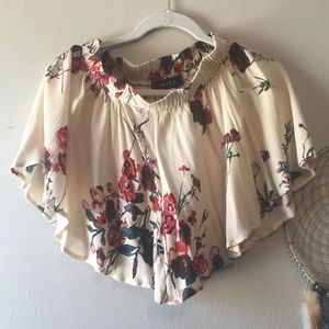 Flowy, floral shorts!